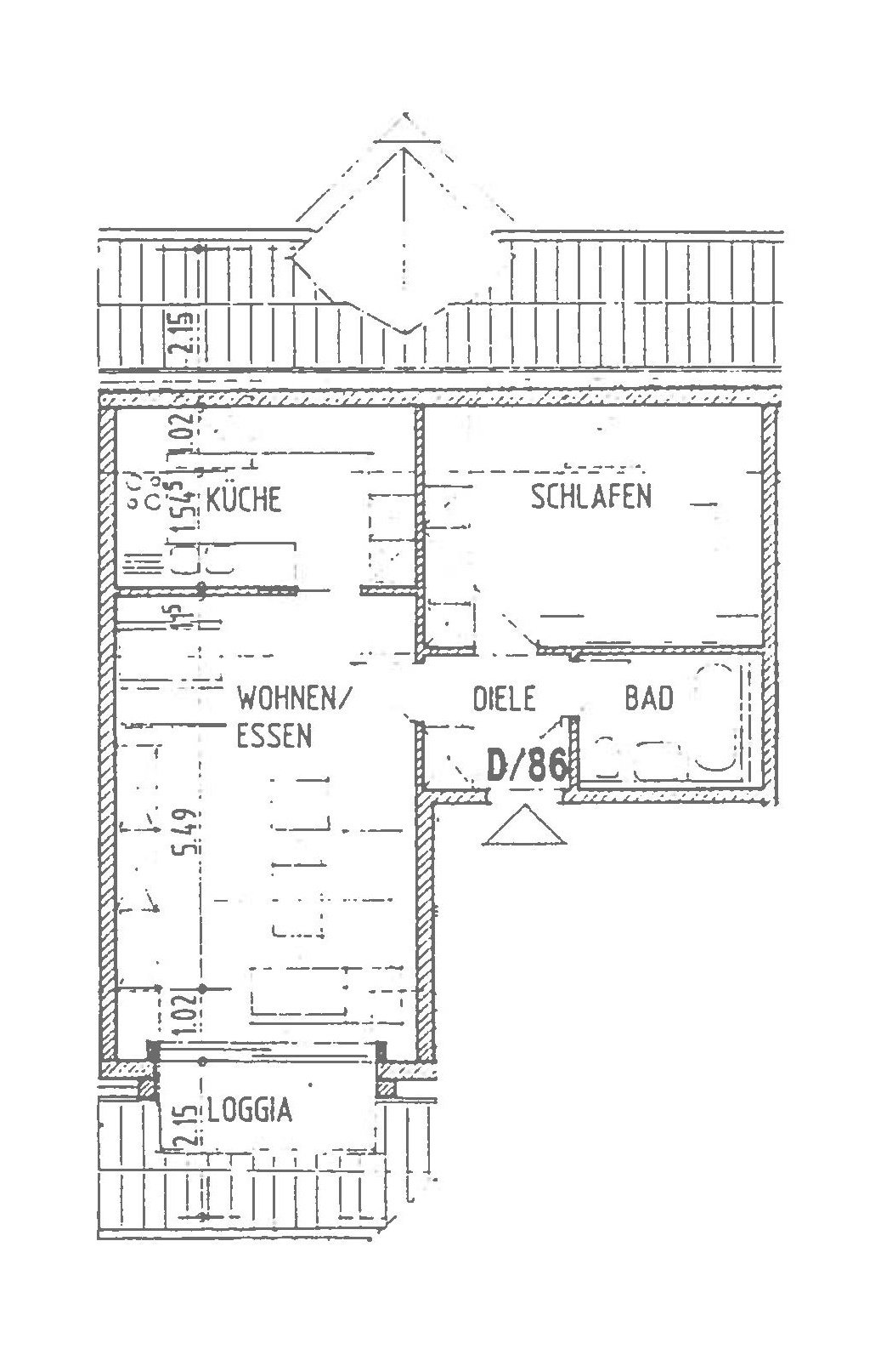 Grundriss D86