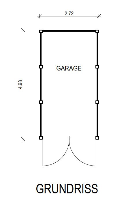 Grundriss Garage