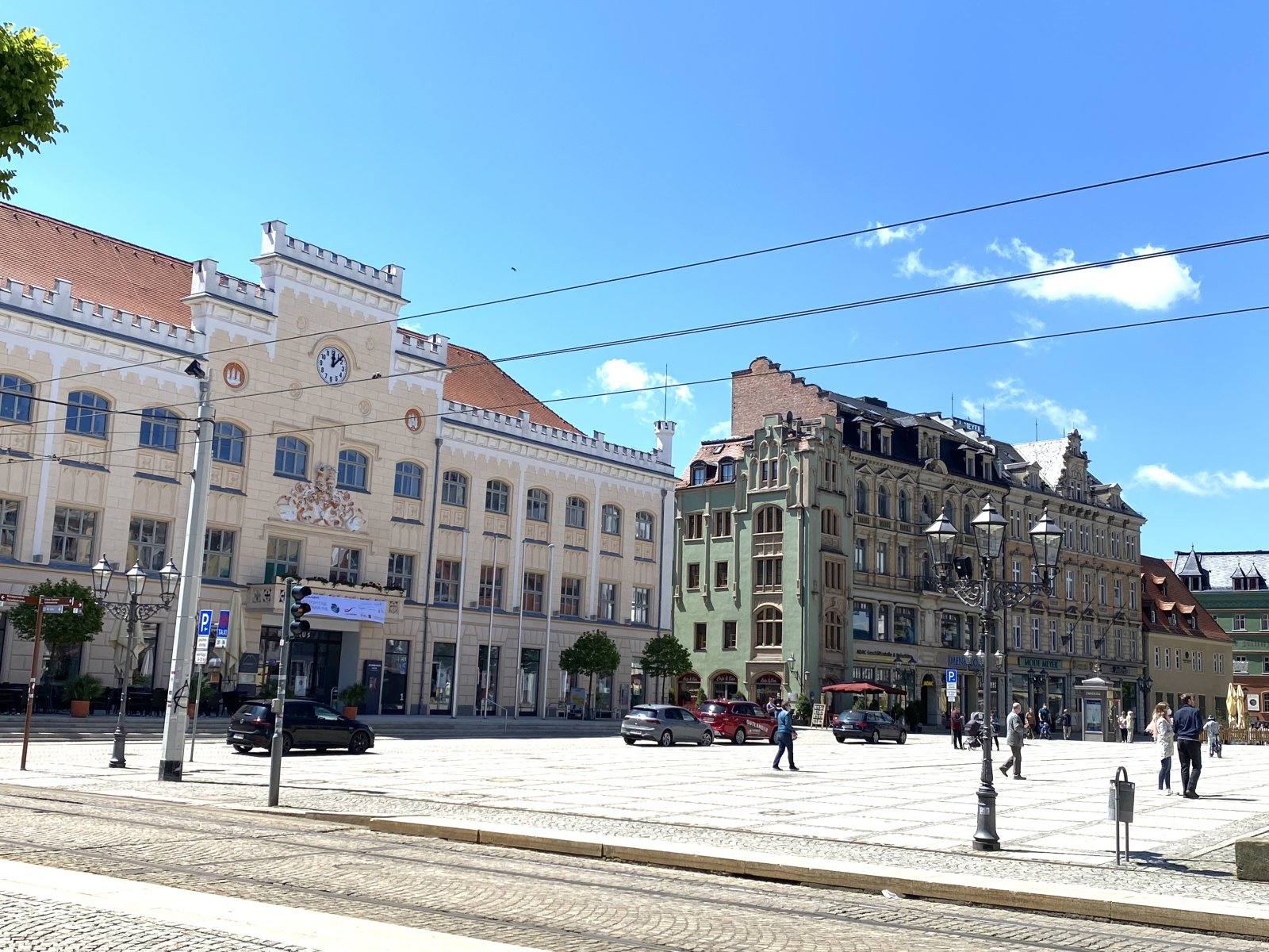 Hauptmarkt, Rathaus und Bürgerhäuser