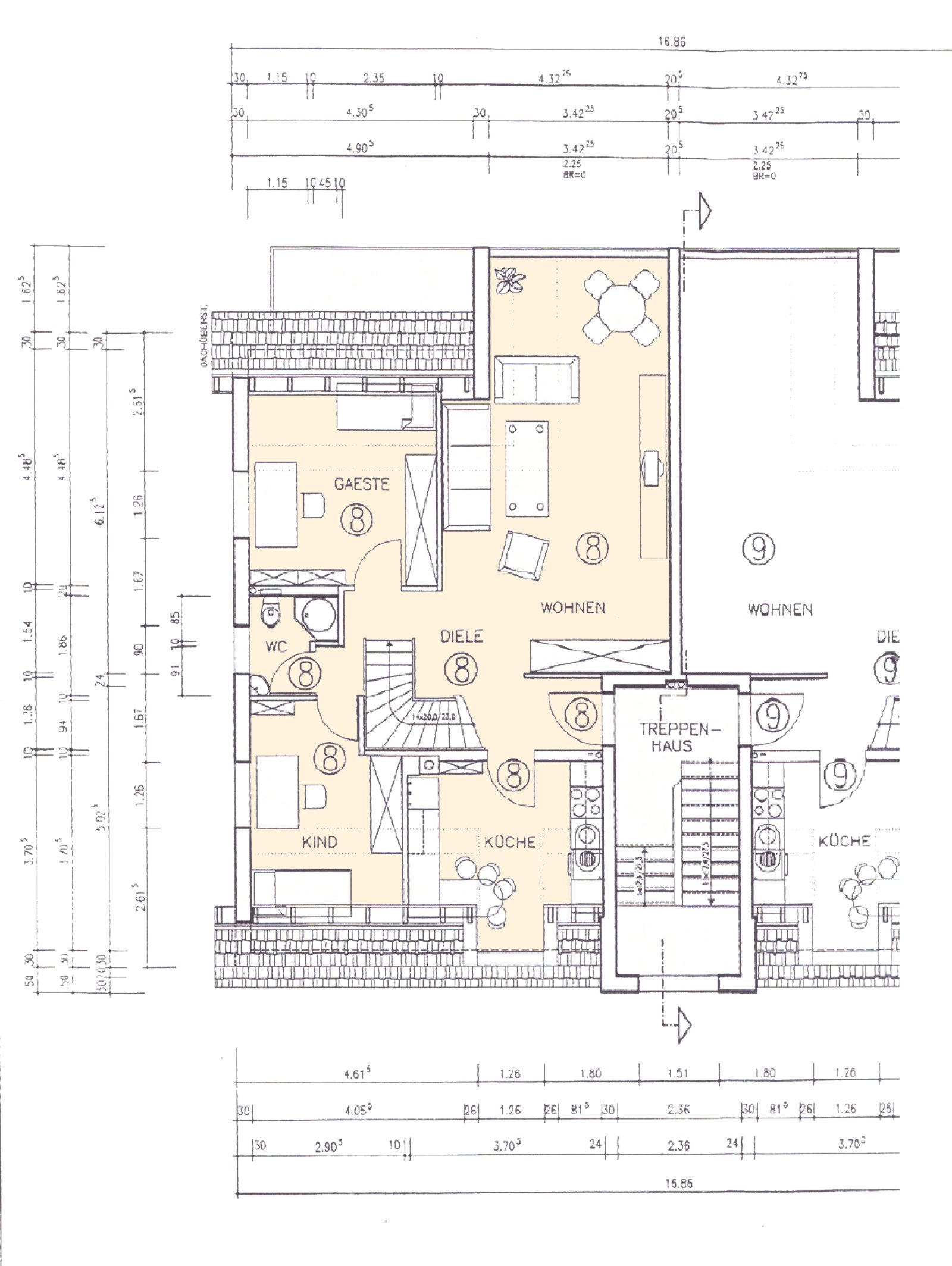 Grundriss OG2 mit W8