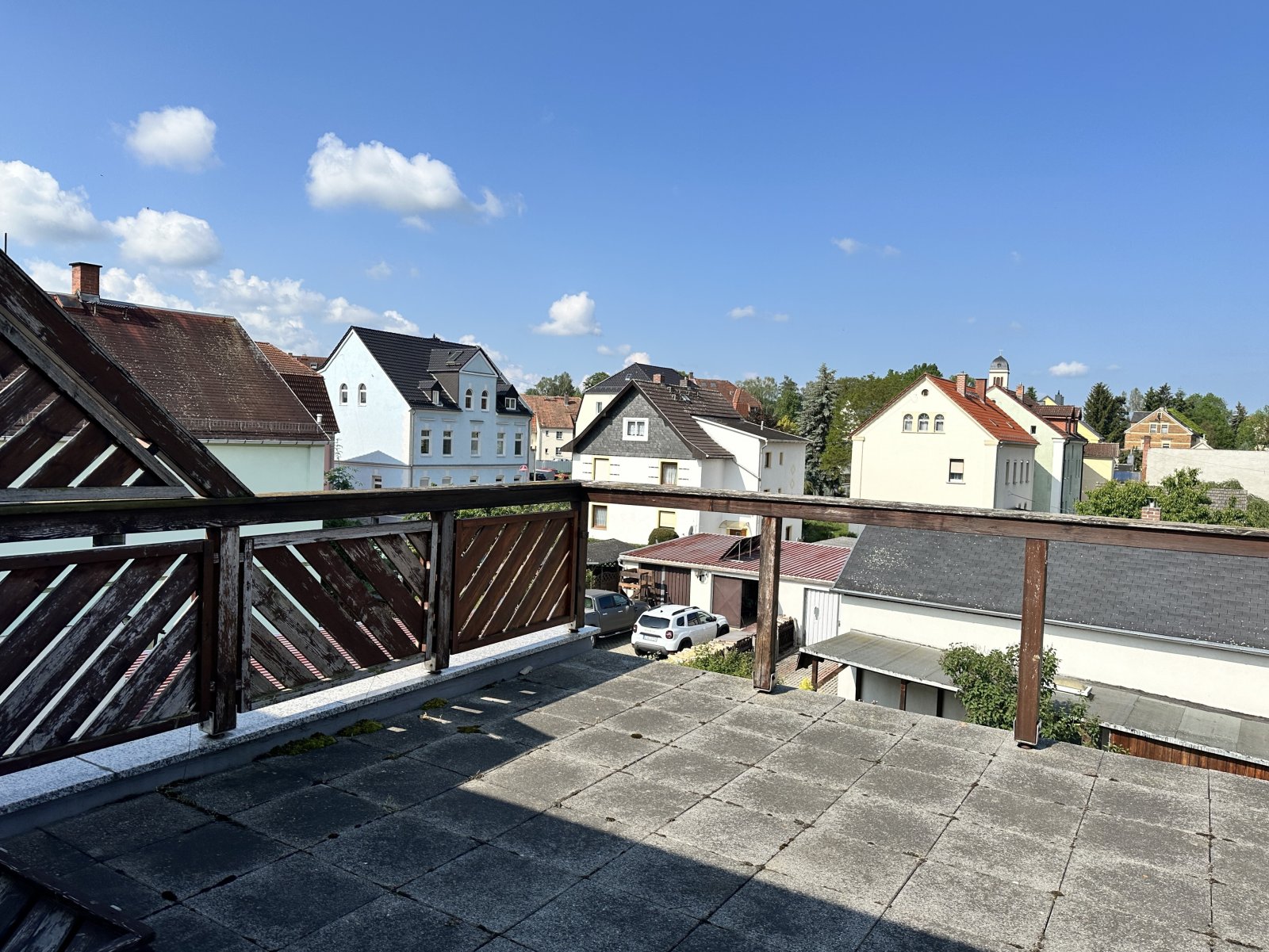 große Dachterrasse