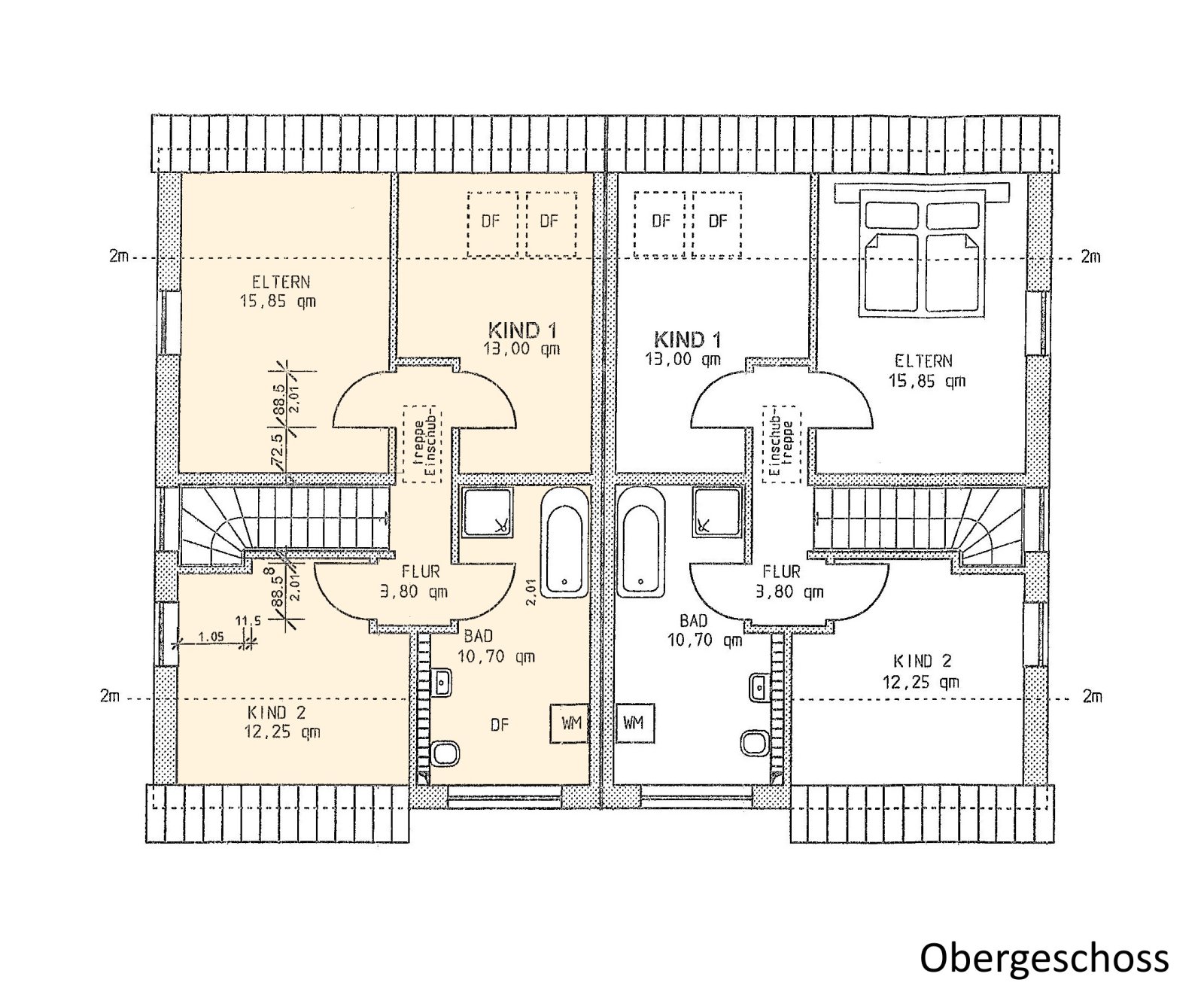 Grundriss Obergeschoss